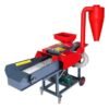 Chaff Cutter and Grain Crusher with a Conveyor Belt and Cyclone Dust Collector.