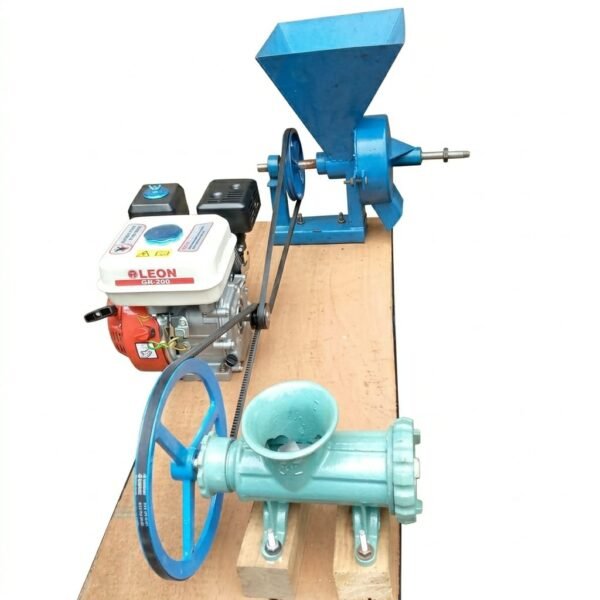 2-in-1 Pelletizer & Grinding Machine – GX200 6.5 HP Petrol Engine