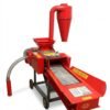 Chaff Cutter and Grain Crusher with a Conveyor Belt and Cyclone Dust Collector.